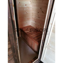 Sauna BS40 mit einer Terrasse