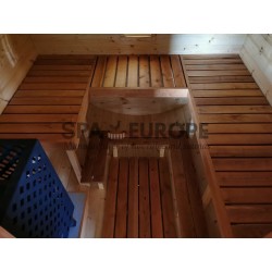 Sauna BS40 mit einer Terrasse