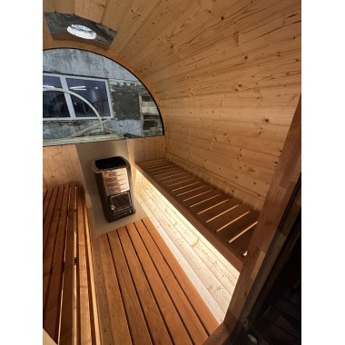 Sauna BS25T mit einer Terrasse