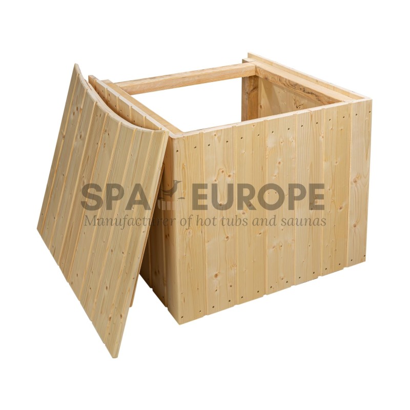Wooden box for sand filter